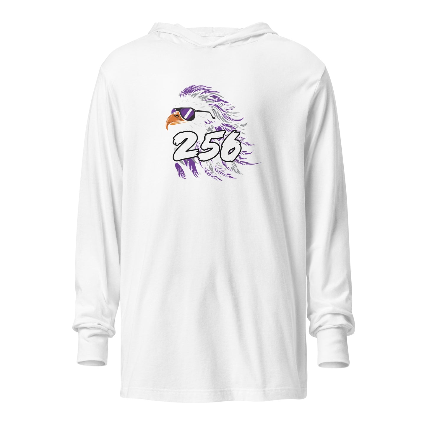 Adult 256 LAX Bella + Canvas Hooded Long Sleeve