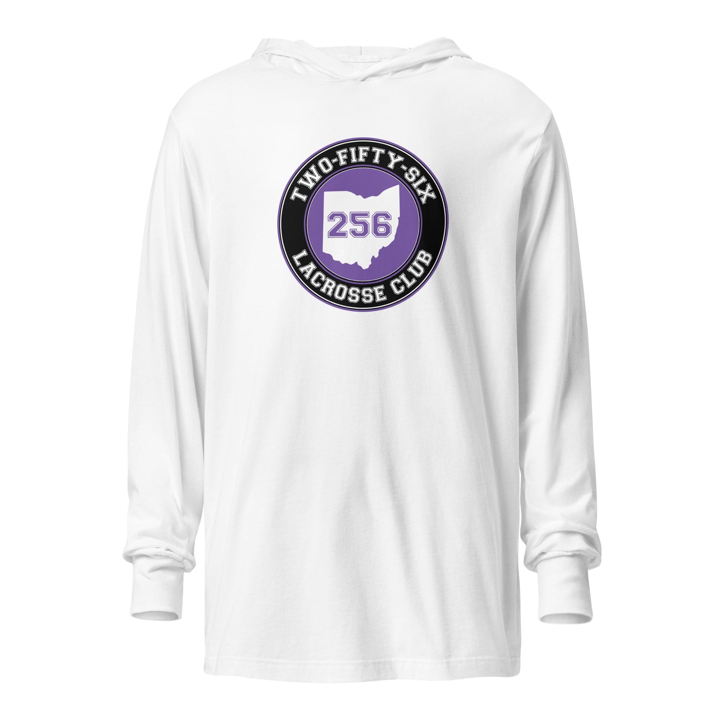 Adult 256 LAX Bella + Canvas Hooded Long Sleeve