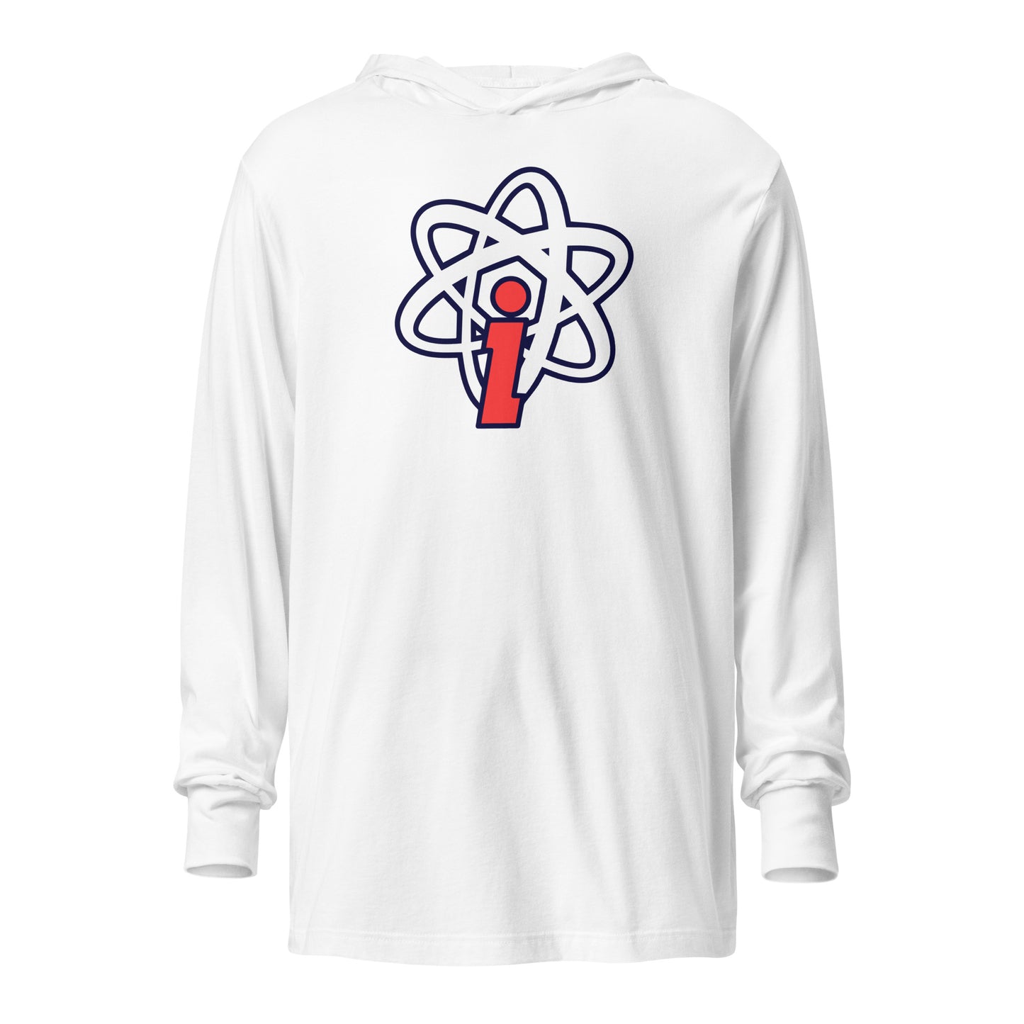 Adult Isotopes Lacrosse Bella + Canvas Hooded Long Sleeve Tee