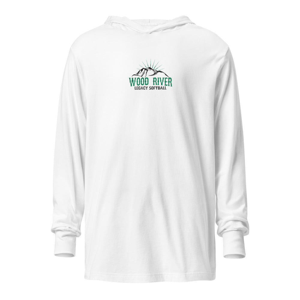Wood River Legacy Softball - Adult Bella + Canvas Long Sleeve Hoodie