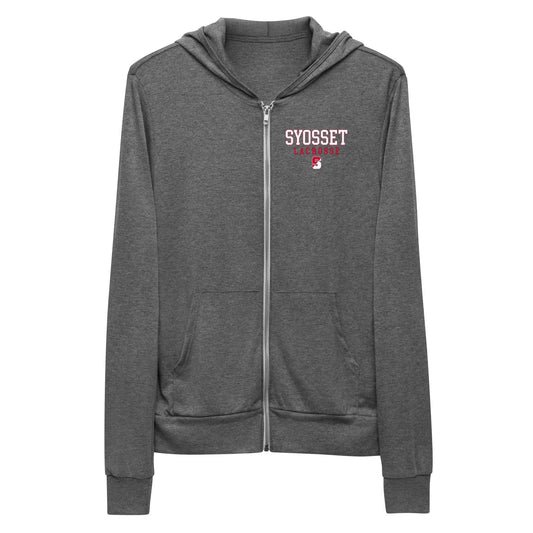 Adult Syosset Lacrosse Bella + Canvas Zip Hoodie
