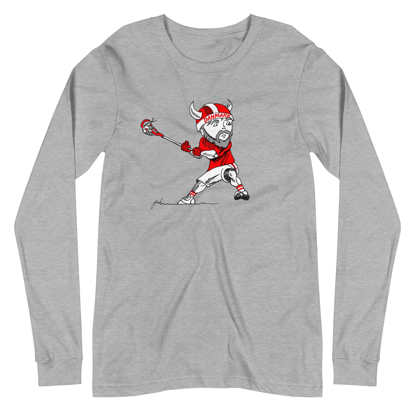 Adult Denmark Lacrosse Bella + Canvas Long Sleeve Tee