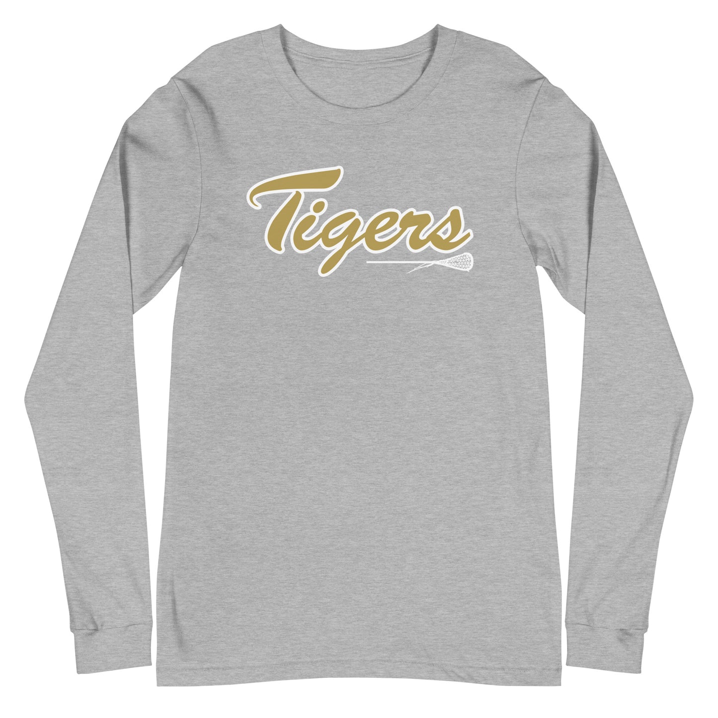 Adult Drip Tigers Lacrosse Bella + Canvas Long Sleeve Tee