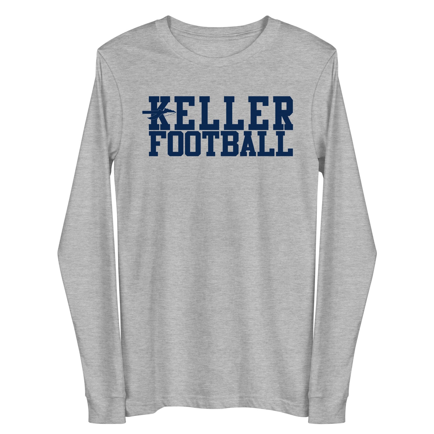 Adult Keller Football Bella + Canvas Long Sleeve