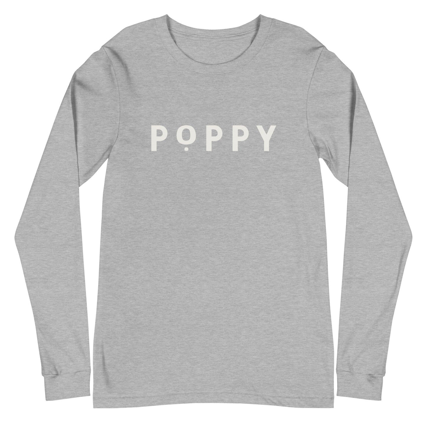 Adult Poppy Flowers Bella + Canvas Long Sleeve