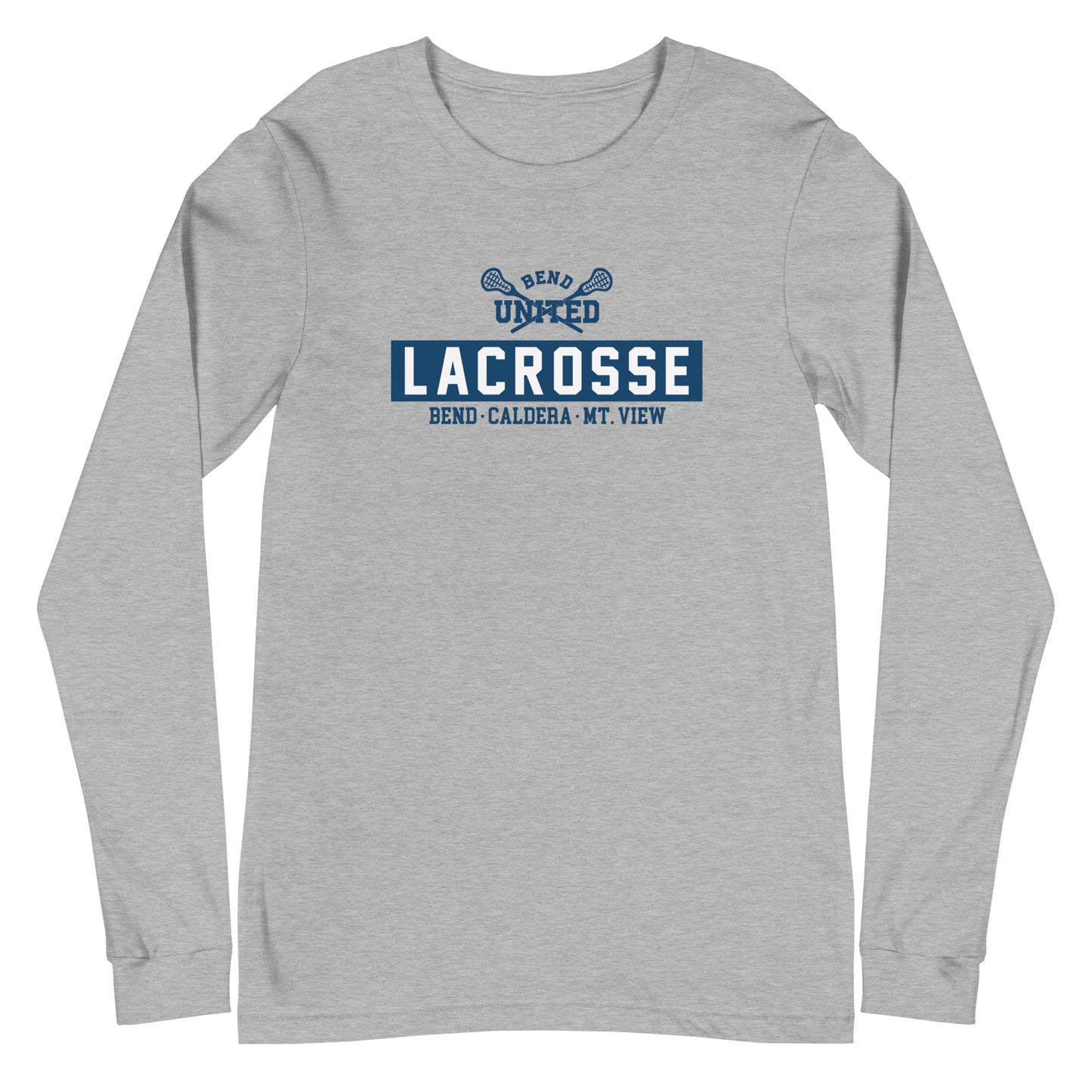 Adult Bend United Lacrosse Bella + Canvas Long Sleeve Tee