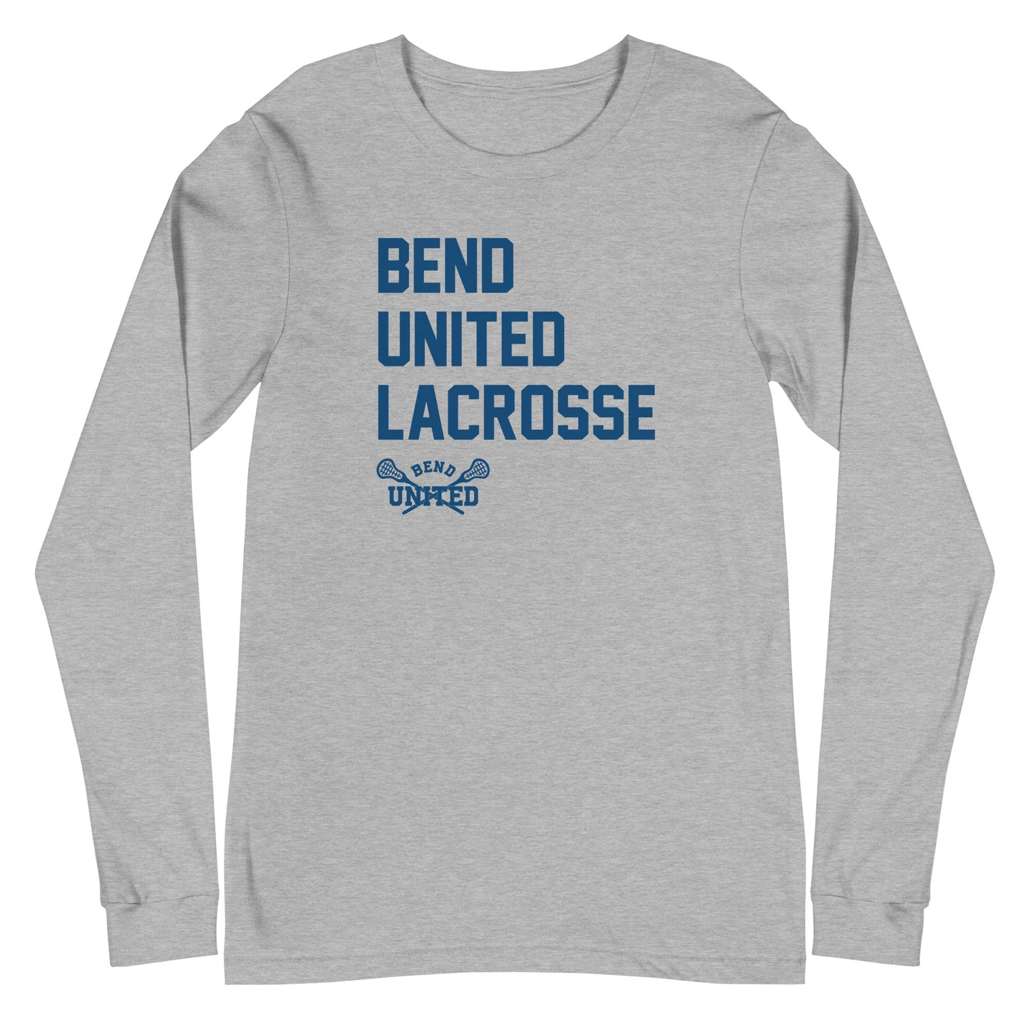Adult Bend United Lacrosse Bella + Canvas Long Sleeve Tee