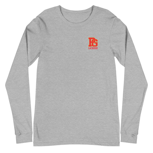 Adult Pacific Grove High School Men's Lacrosse Bella + Canvas Long Sleeve Tee