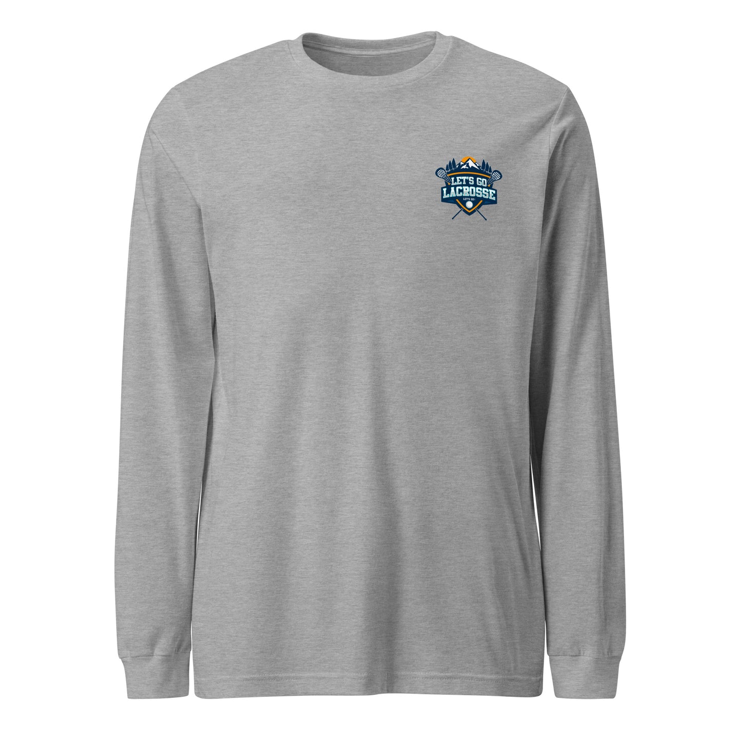 Adult Let's Go Lacrosse Bella + Canvas Long Sleeve Tee