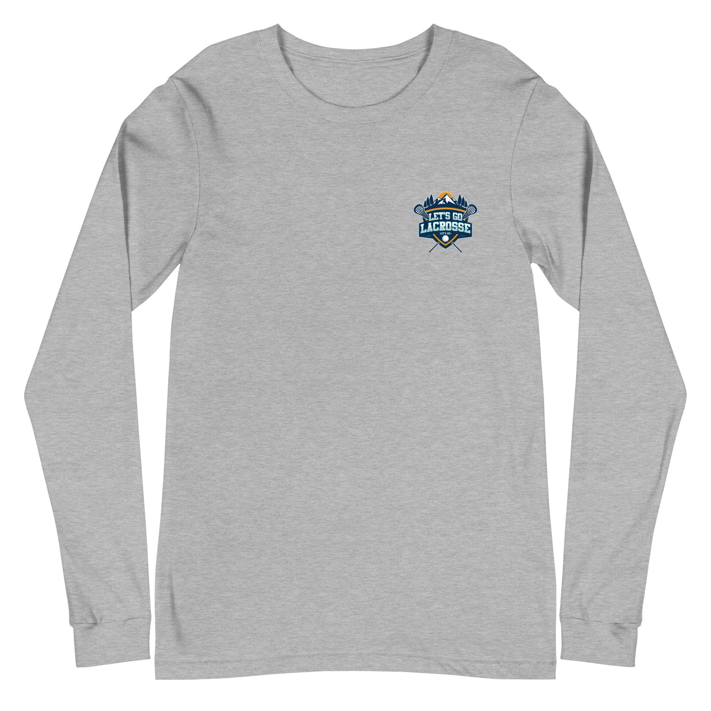 Adult Let's Go Lacrosse Bella + Canvas Long Sleeve Tee
