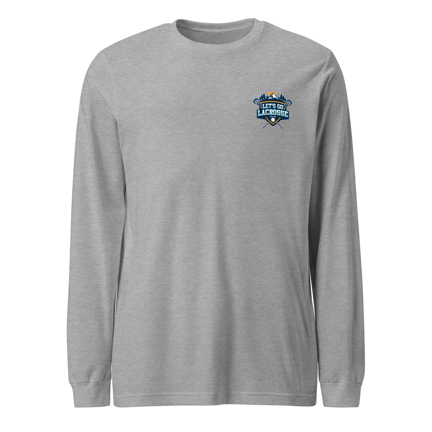 Adult Let's Go Lacrosse Bella + Canvas Long Sleeve Tee
