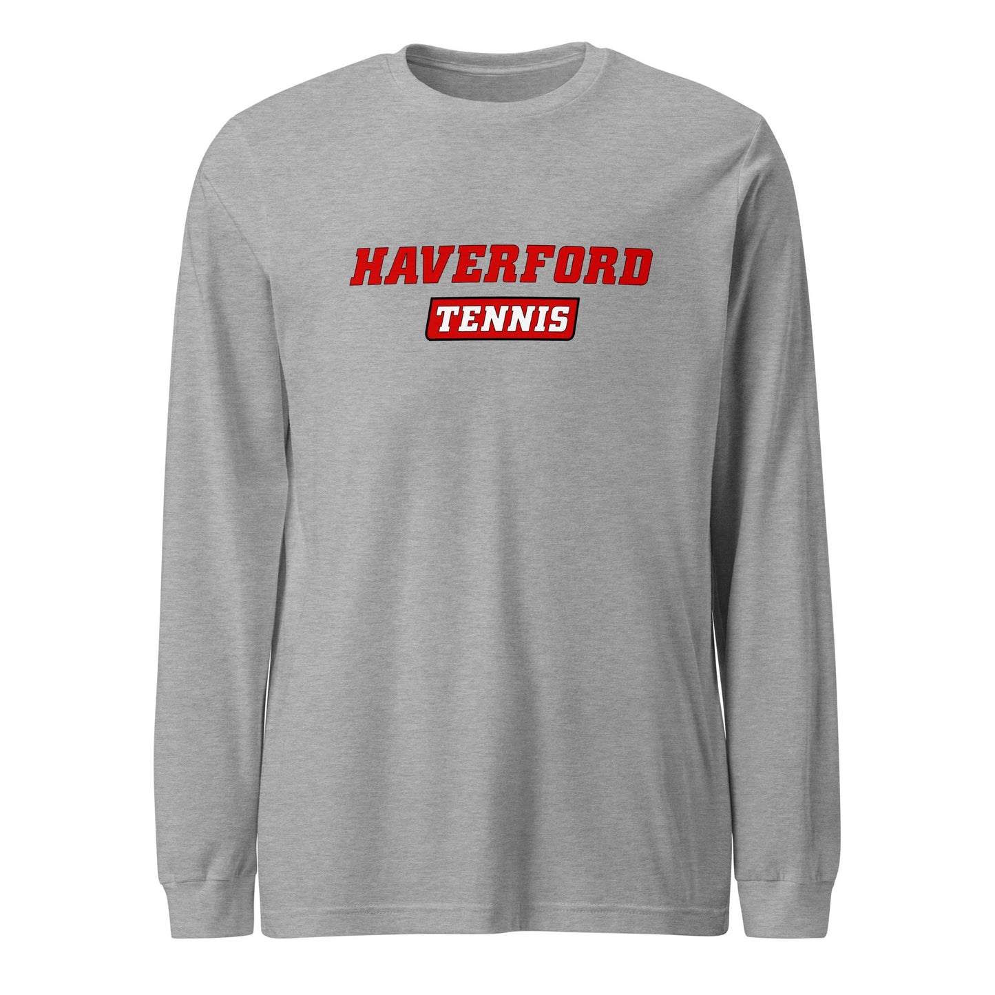 Adult Haverford Tennis Bella + Canvas Long Sleeve Tee