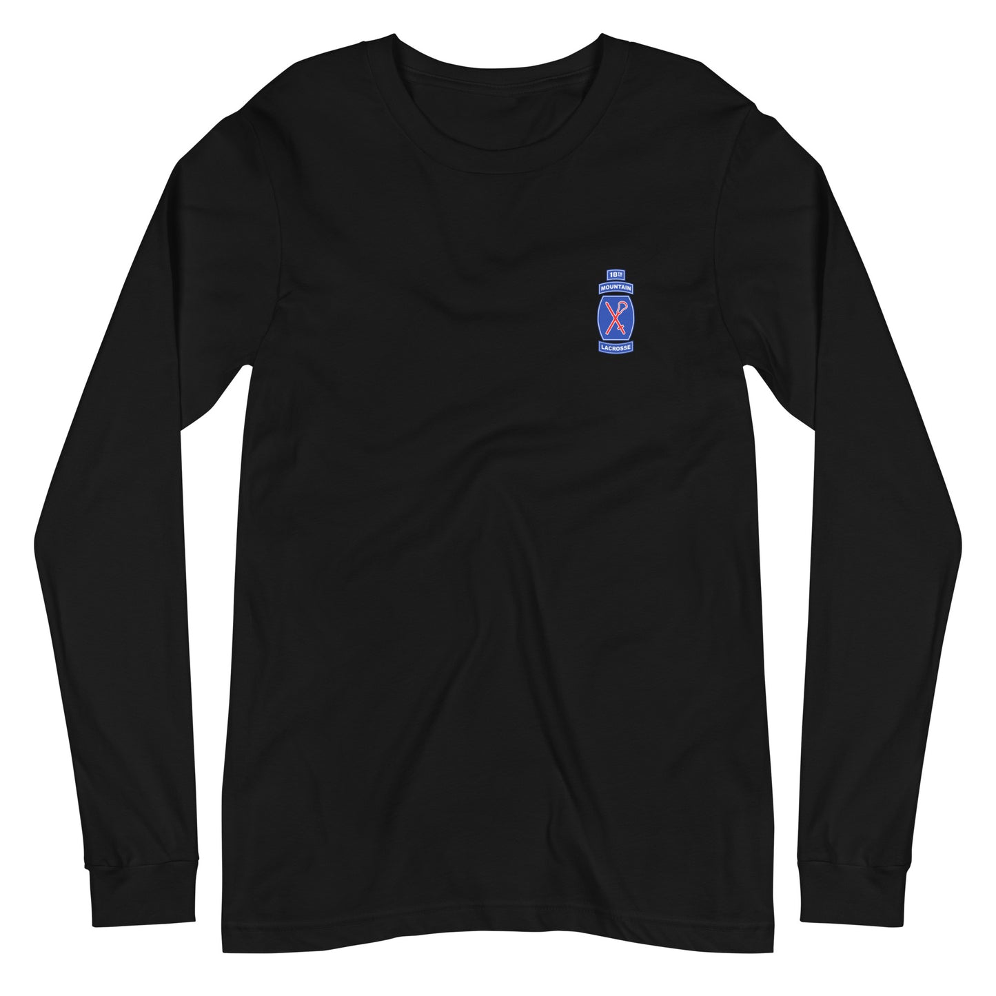 Adult 10th Mountain Lacrosse Bella + Canvas Long Sleeve