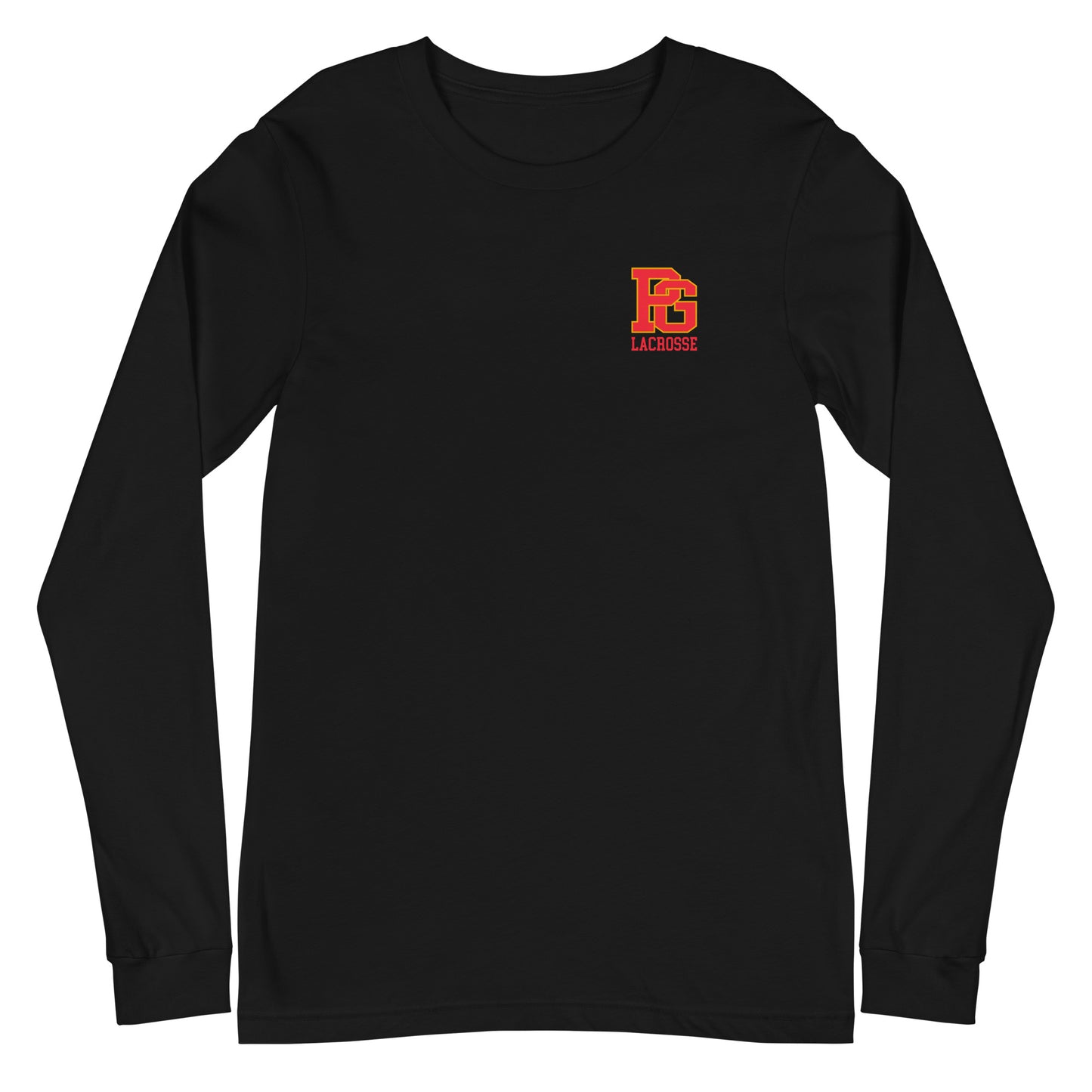 Adult Pacific Grove High School Men's Lacrosse Bella + Canvas Long Sleeve Tee