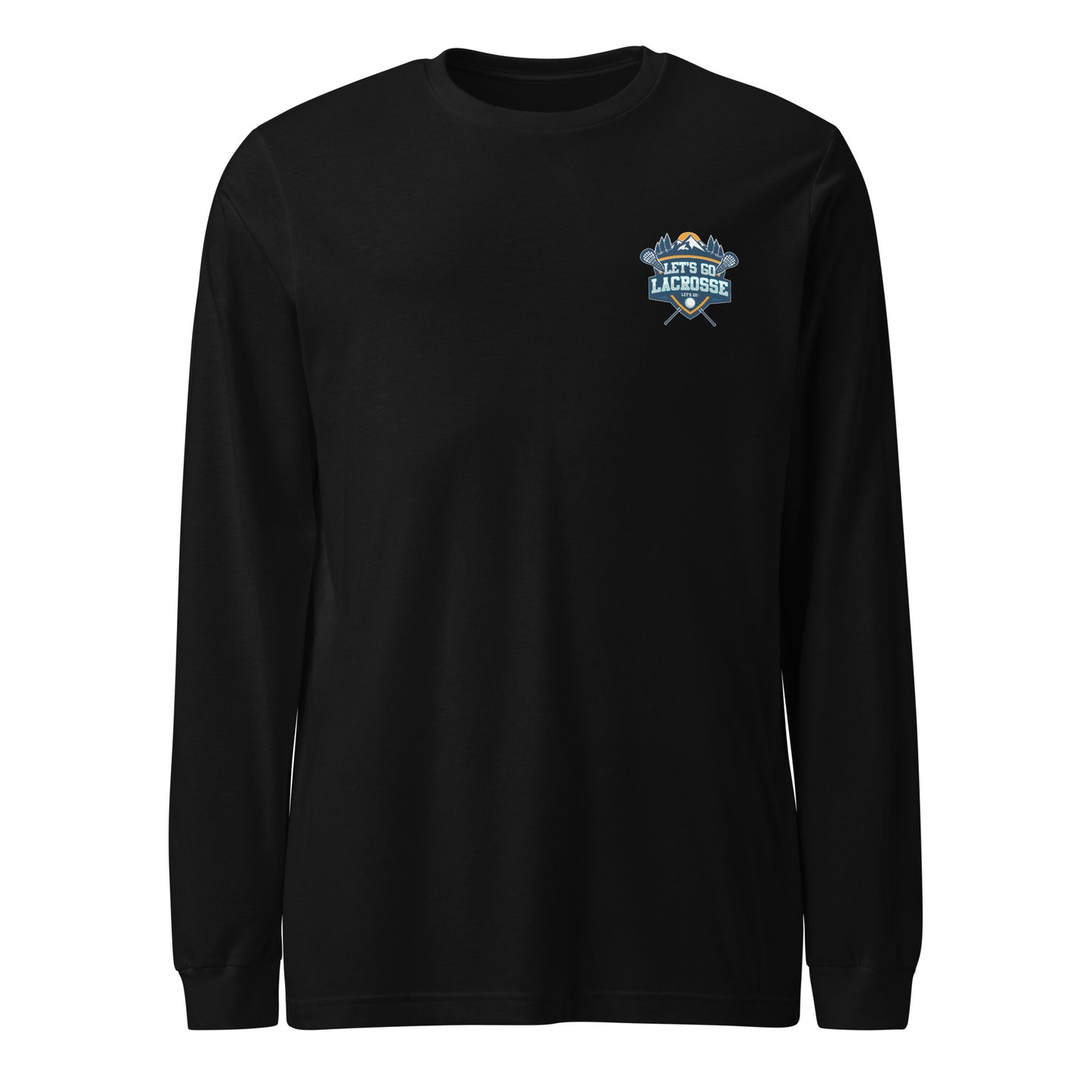 Adult Let's Go Lacrosse Bella + Canvas Long Sleeve Tee