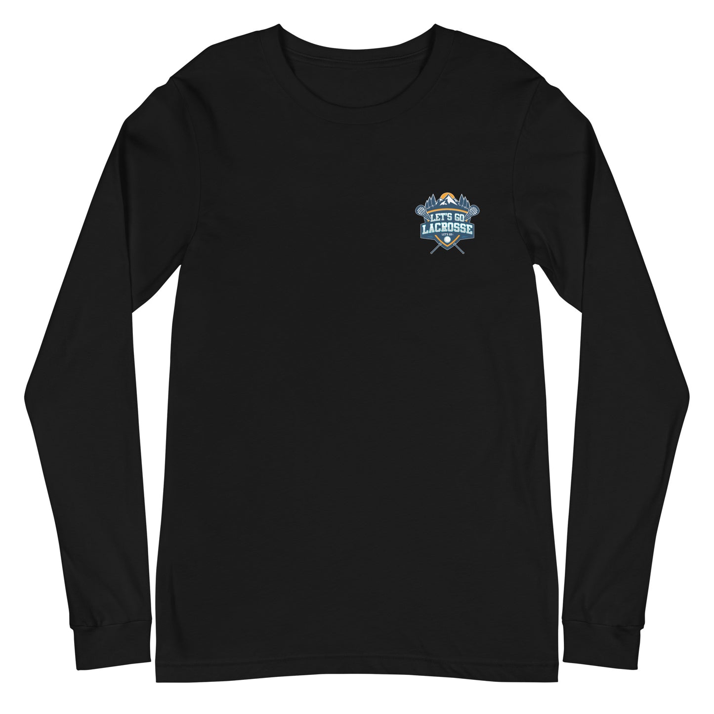 Adult Let's Go Lacrosse Bella + Canvas Long Sleeve Tee