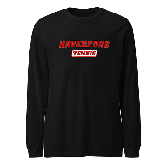 Adult Haverford Tennis Bella + Canvas Long Sleeve Tee