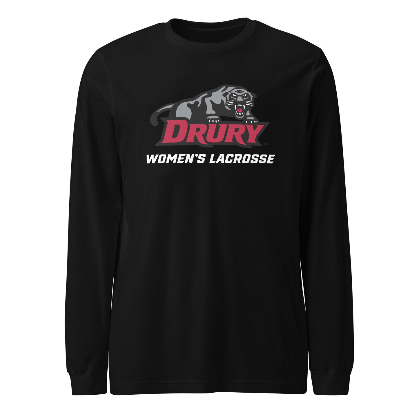 Adult Drury Lacrosse Long Sleeve Tee