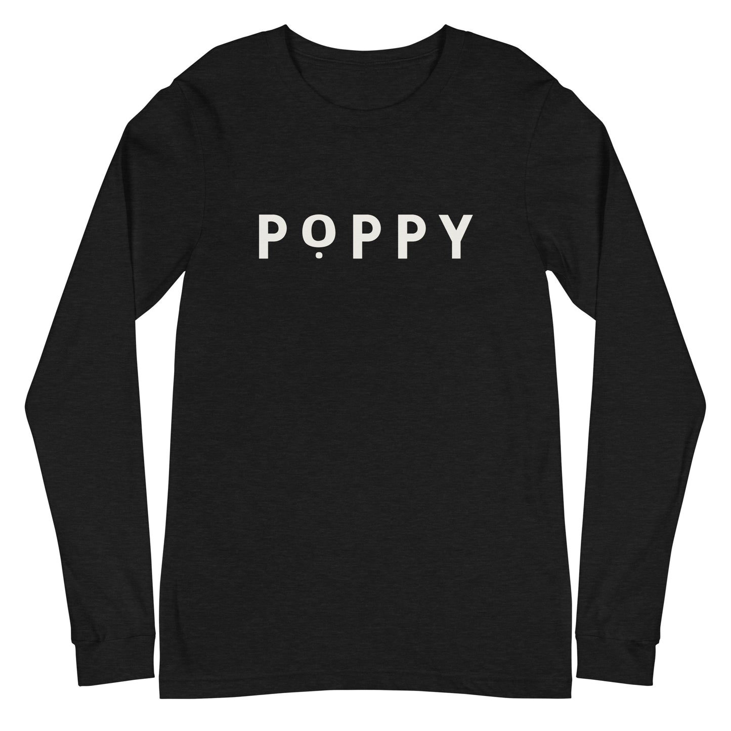 Adult Poppy Flowers Bella + Canvas Long Sleeve