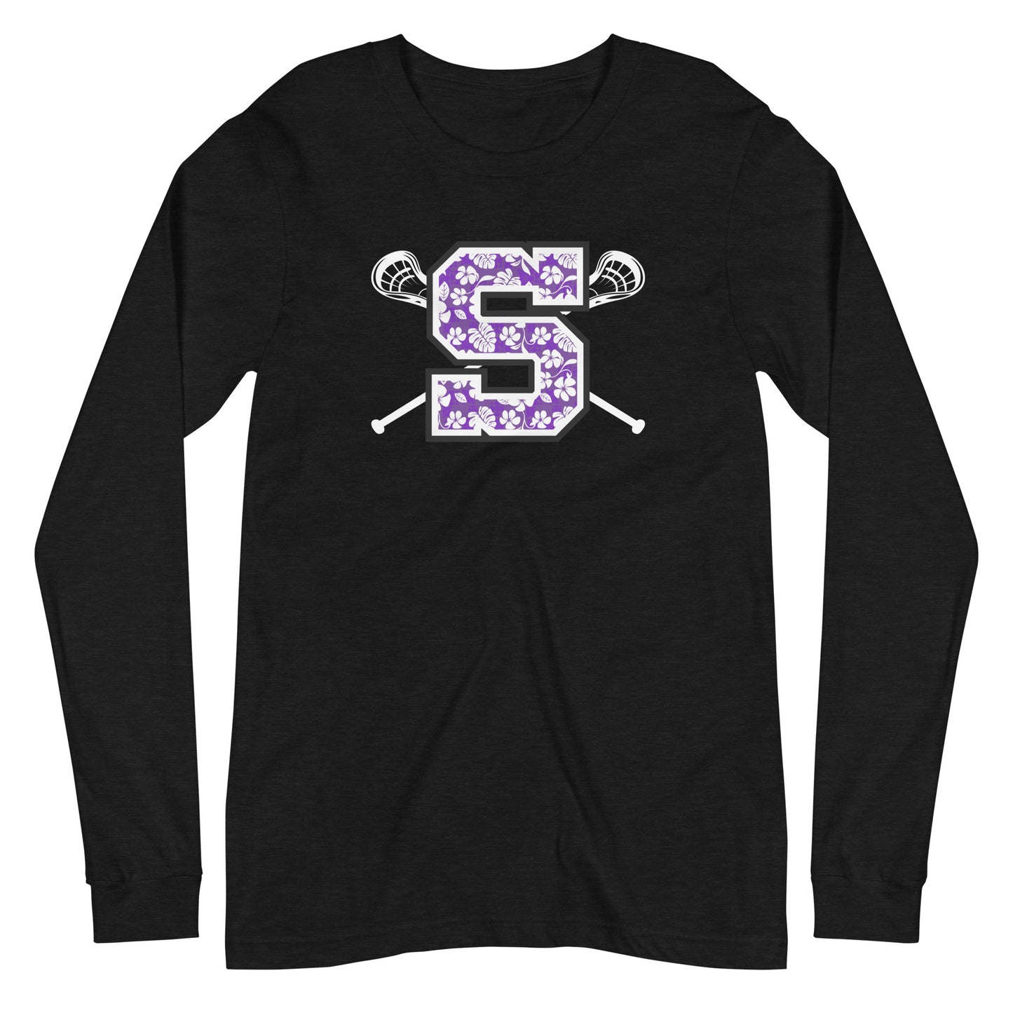Adult Sunset Lacrosse Long Sleeve Tee