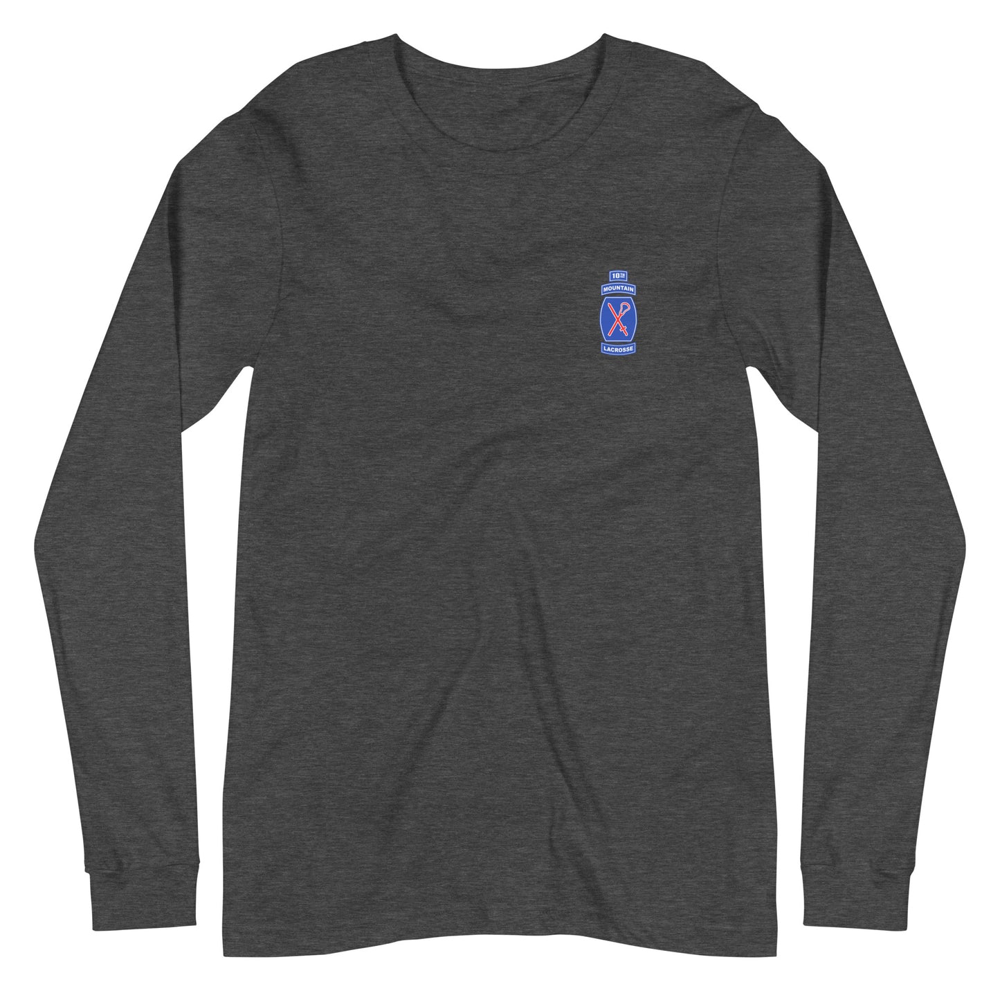 Adult 10th Mountain Lacrosse Bella + Canvas Long Sleeve
