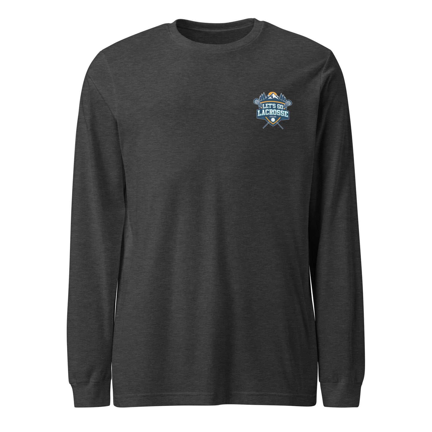 Adult Let's Go Lacrosse Bella + Canvas Long Sleeve Tee