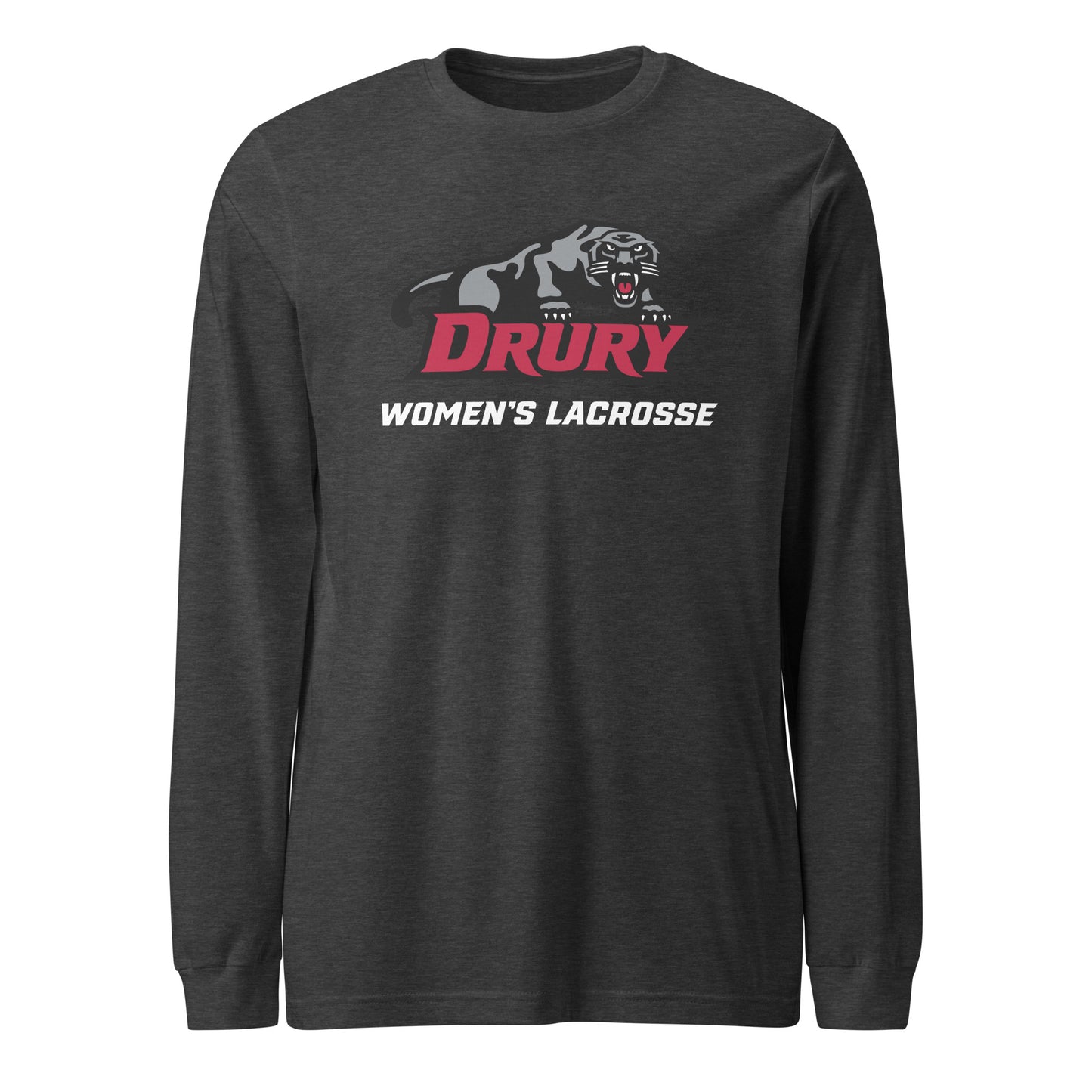 Adult Drury Lacrosse Long Sleeve Tee