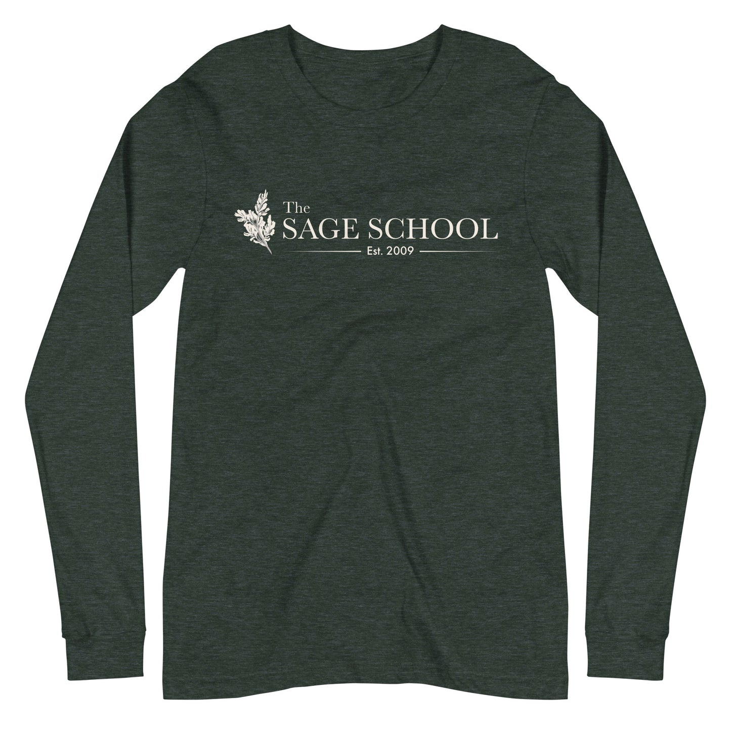 Adult Sage School Bella + Canvas Long Sleeve Tee