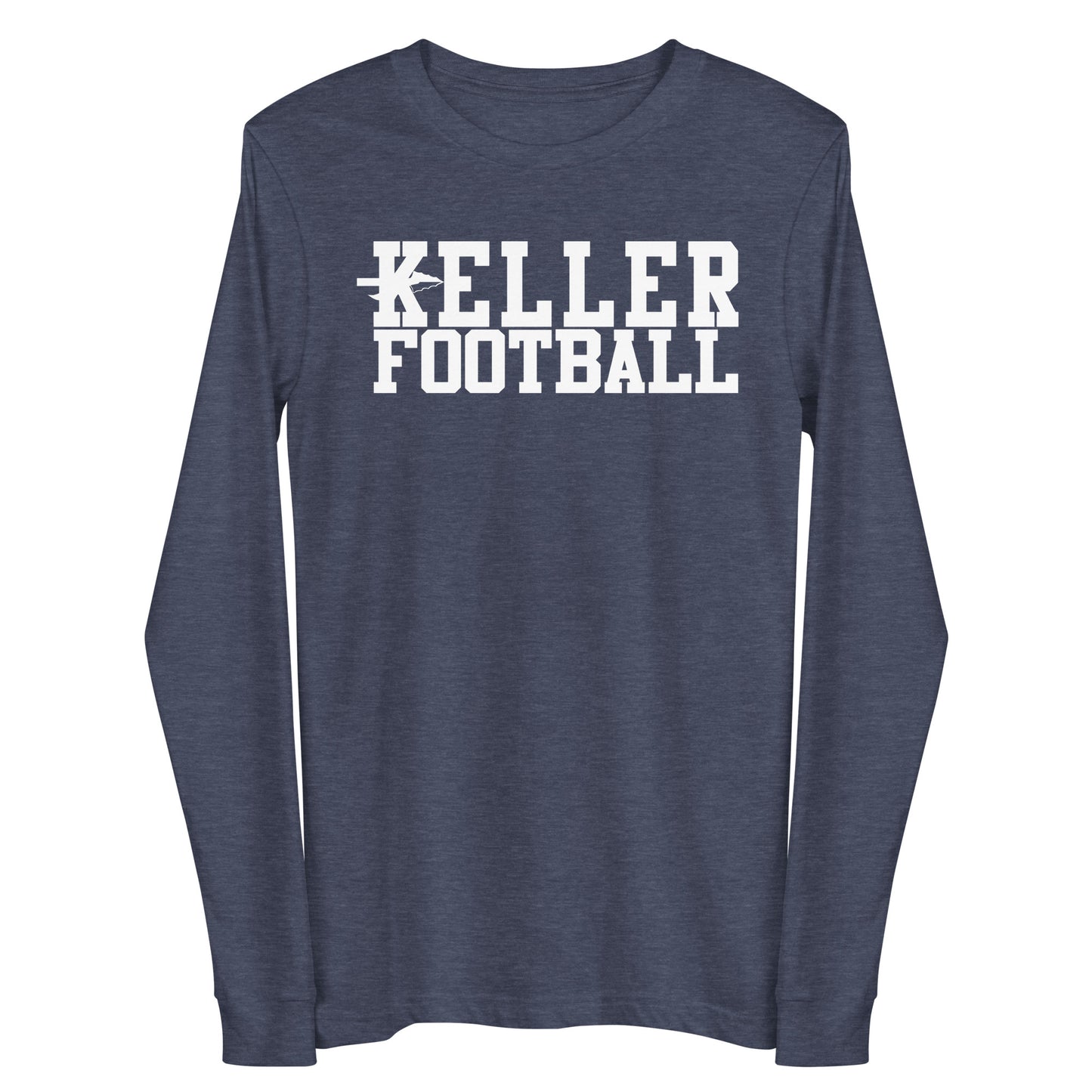 Adult Keller Football Bella + Canvas Long Sleeve