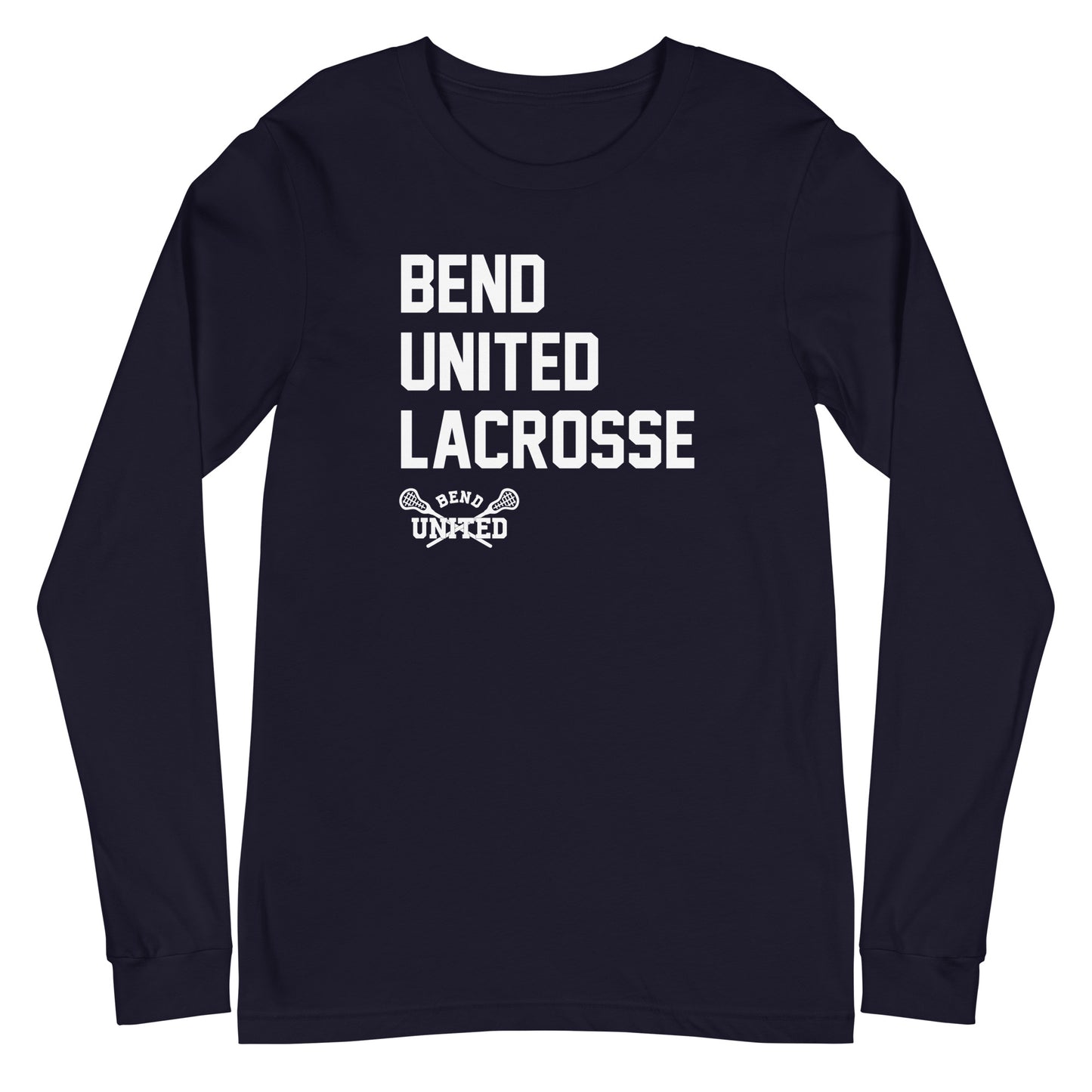 Adult Bend United Lacrosse Bella + Canvas Long Sleeve Tee