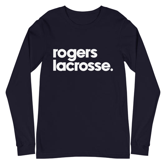 Adult Rogers Lacrosse Bella + Canvas Long Sleeve Tee