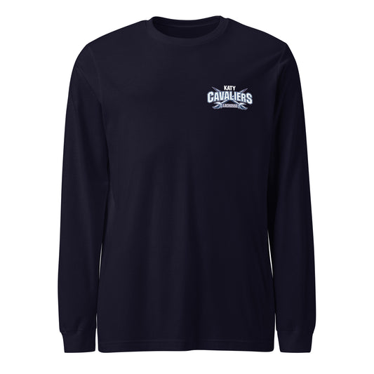 Adult Katy Cavaliers Lacrosse Bella + Canvas Long Sleeve Tee