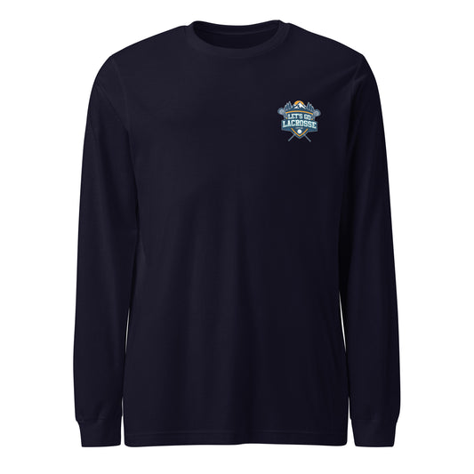 Adult Let's Go Lacrosse Bella + Canvas Long Sleeve Tee