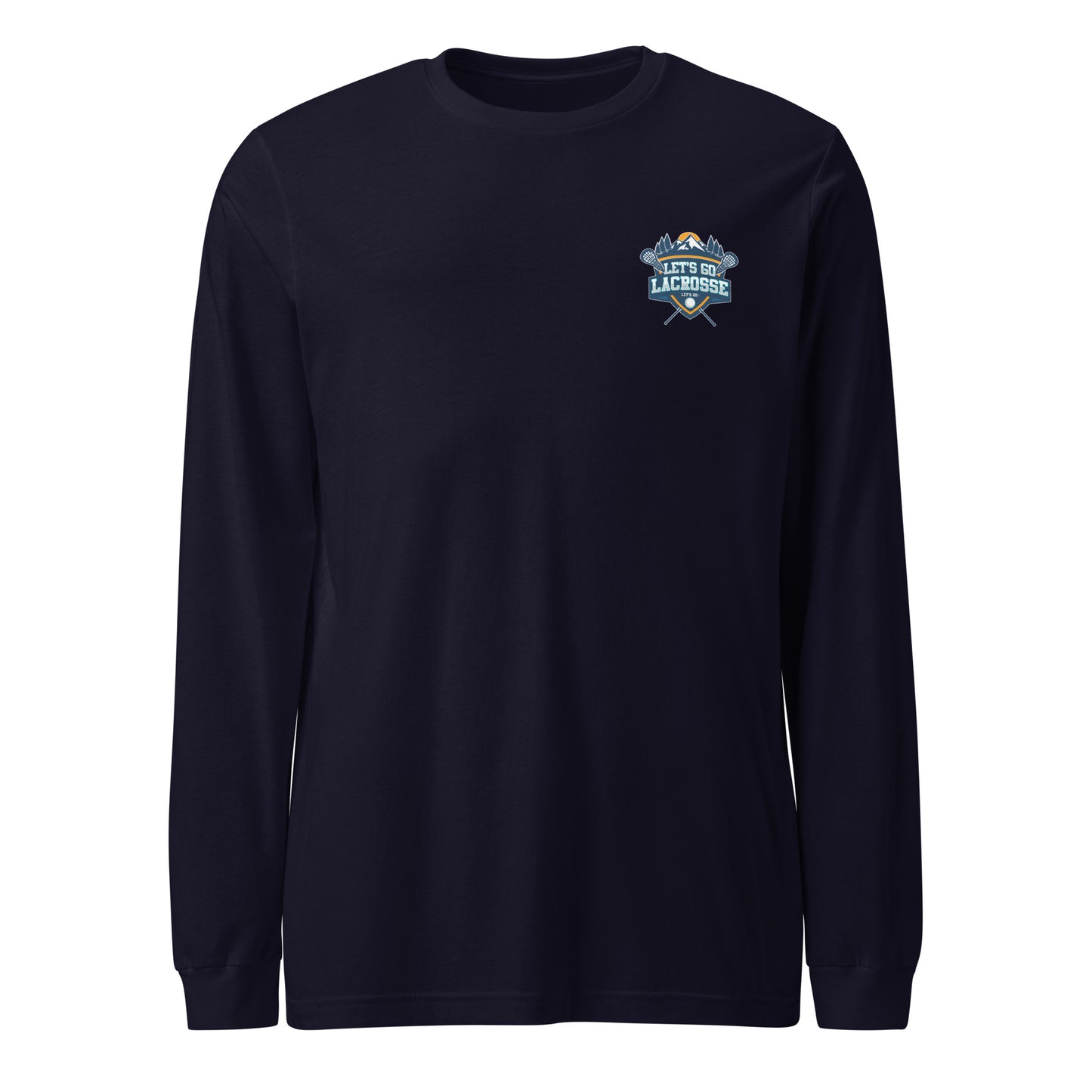 Adult Let's Go Lacrosse Bella + Canvas Long Sleeve Tee