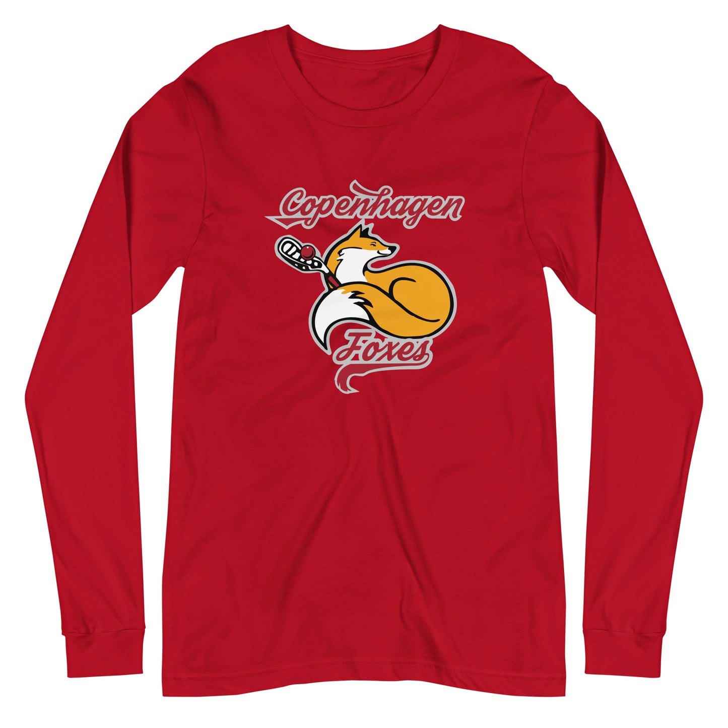 Adult Copenhagen Foxes Bella + Canvas Long Sleeve Tee