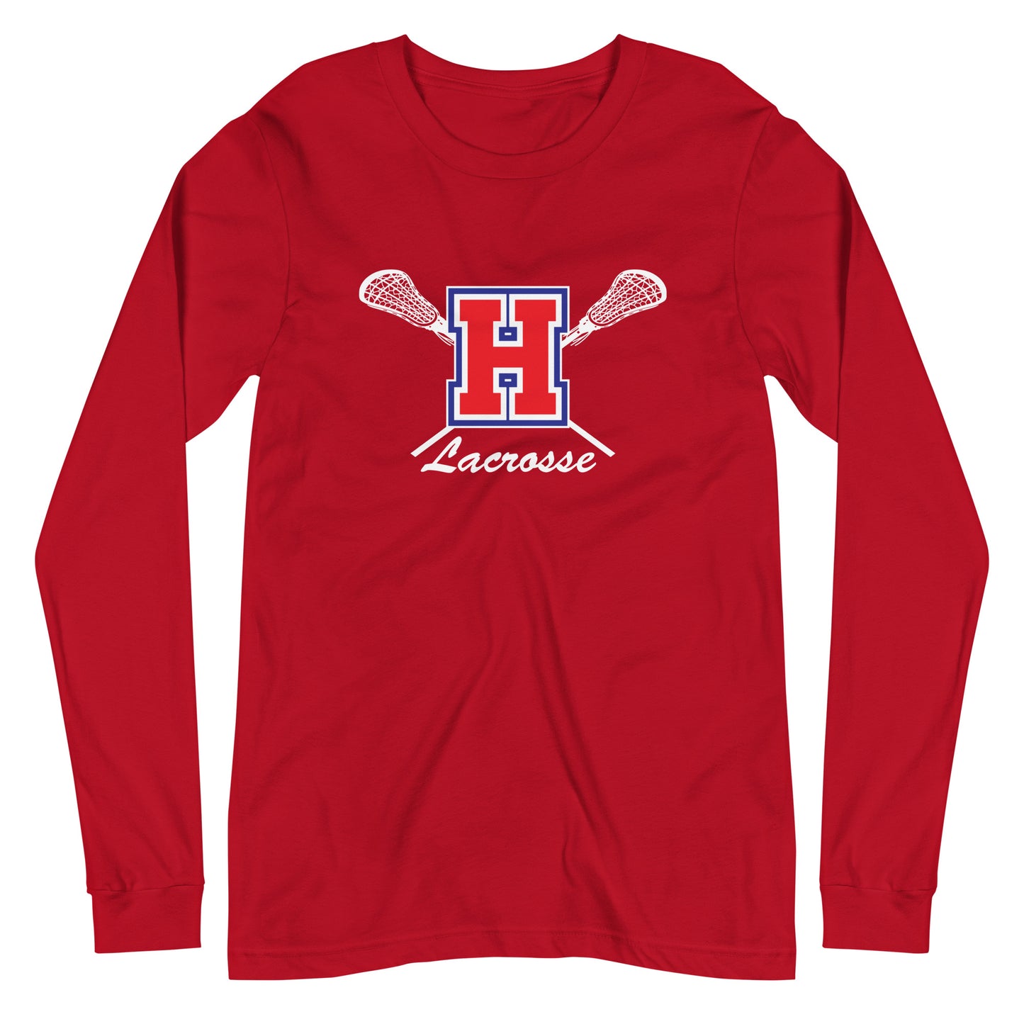 Adult Hilhi Lacrosse Bella + Canvas Long Sleeve Tee