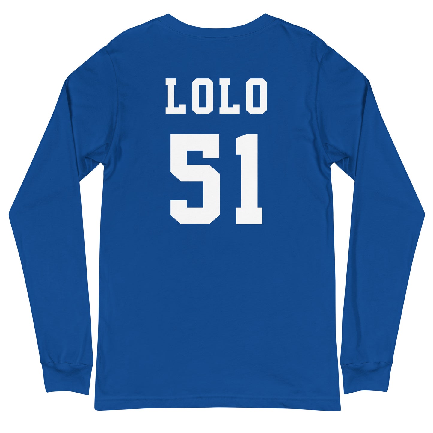 Adult Hopkins Lacrosse Bella + Canvas Long Sleeve Tee - LOLO 51