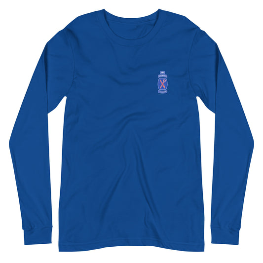 Adult 10th Mountain Lacrosse Bella + Canvas Long Sleeve
