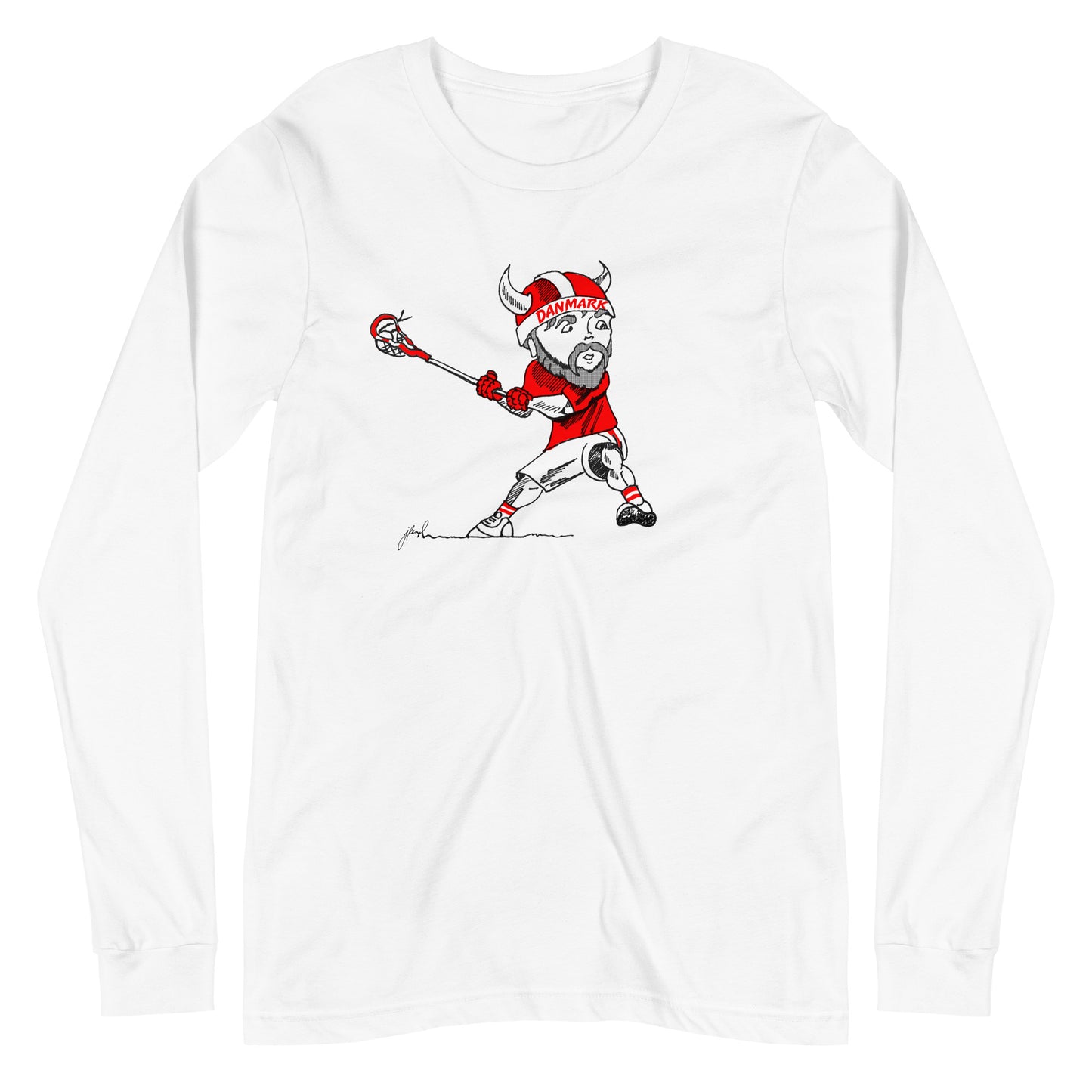 Adult Denmark Lacrosse Bella + Canvas Long Sleeve Tee