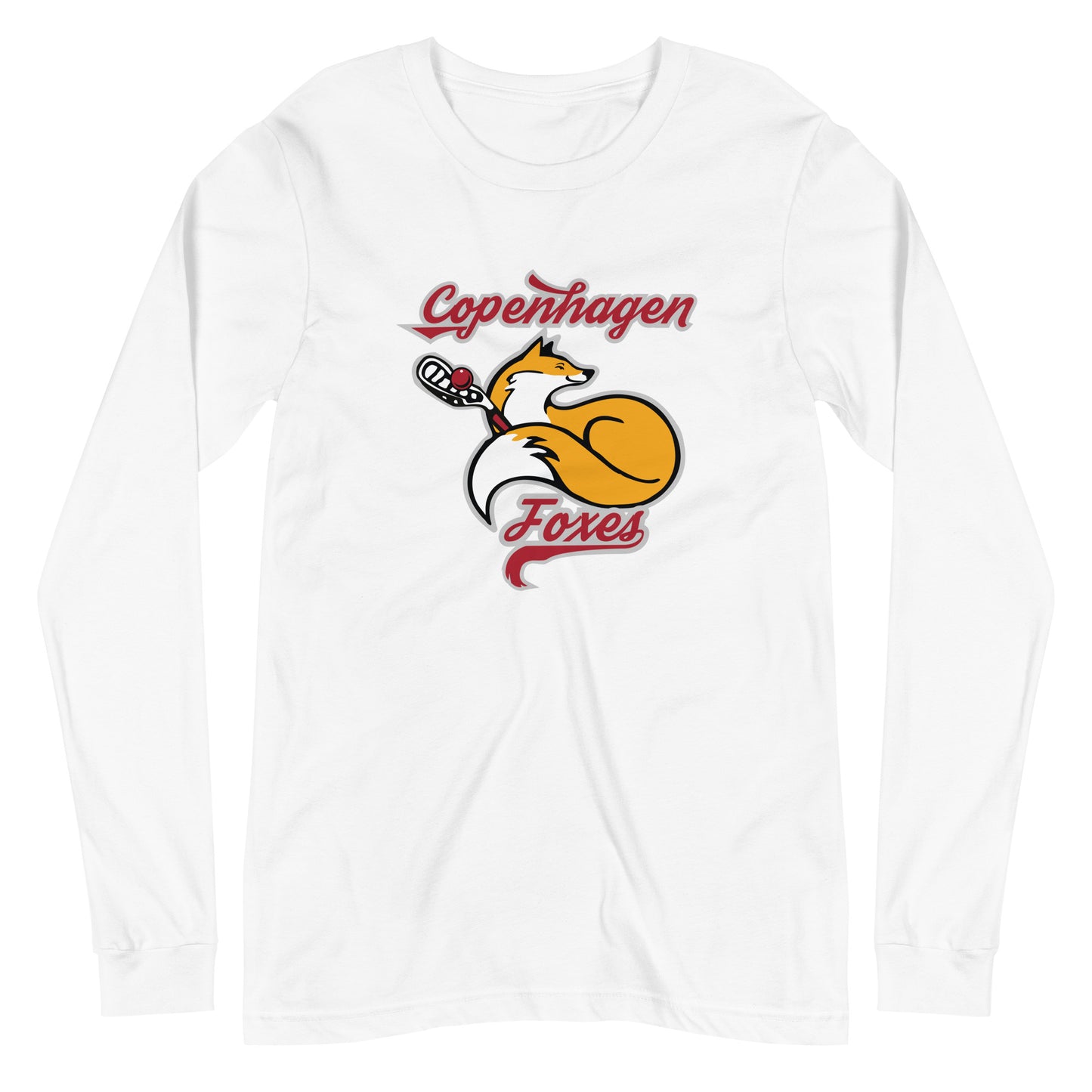 Adult Copenhagen Foxes Bella + Canvas Long Sleeve Tee