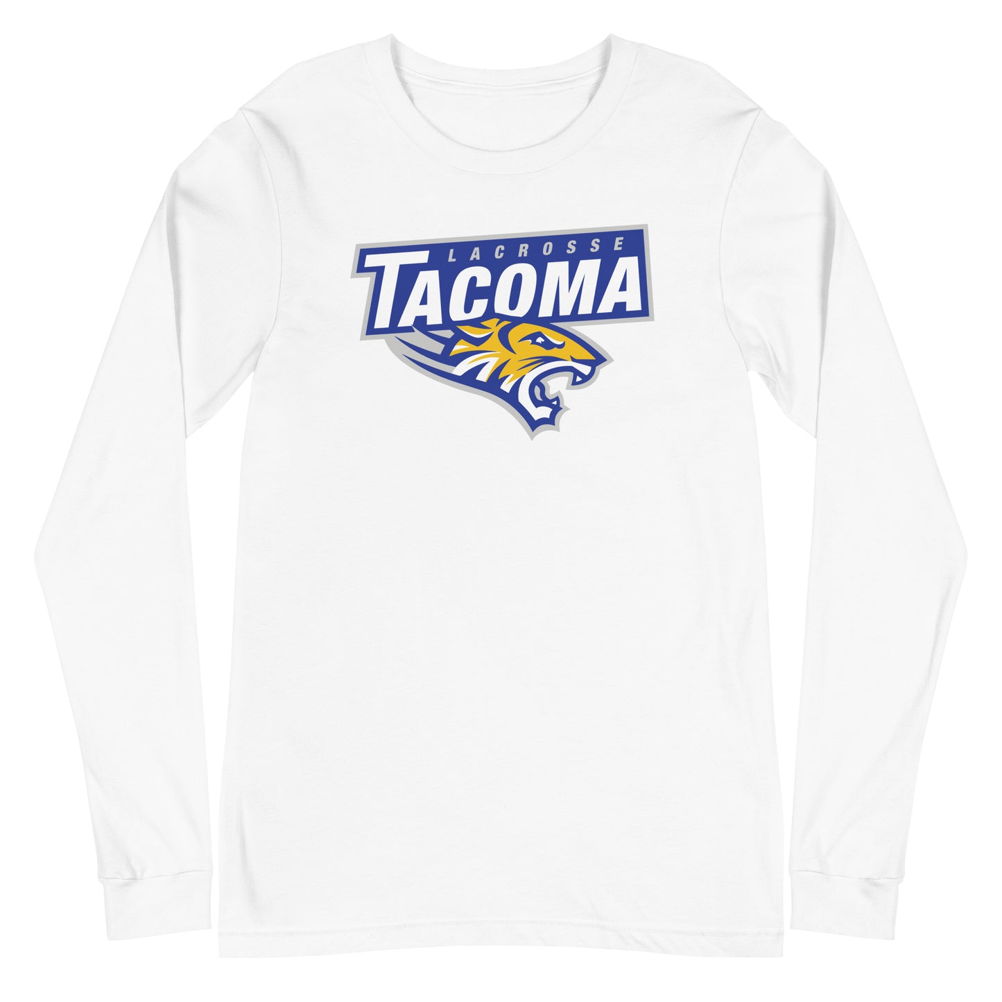 Adult Tacoma Tigers Bella + Canvas Long Sleeve Tee