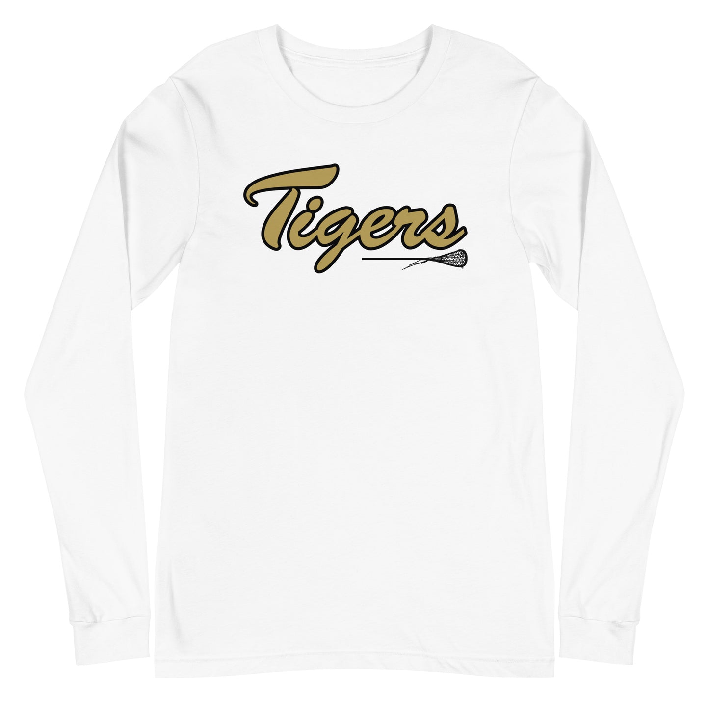 Adult Drip Tigers Lacrosse Bella + Canvas Long Sleeve Tee