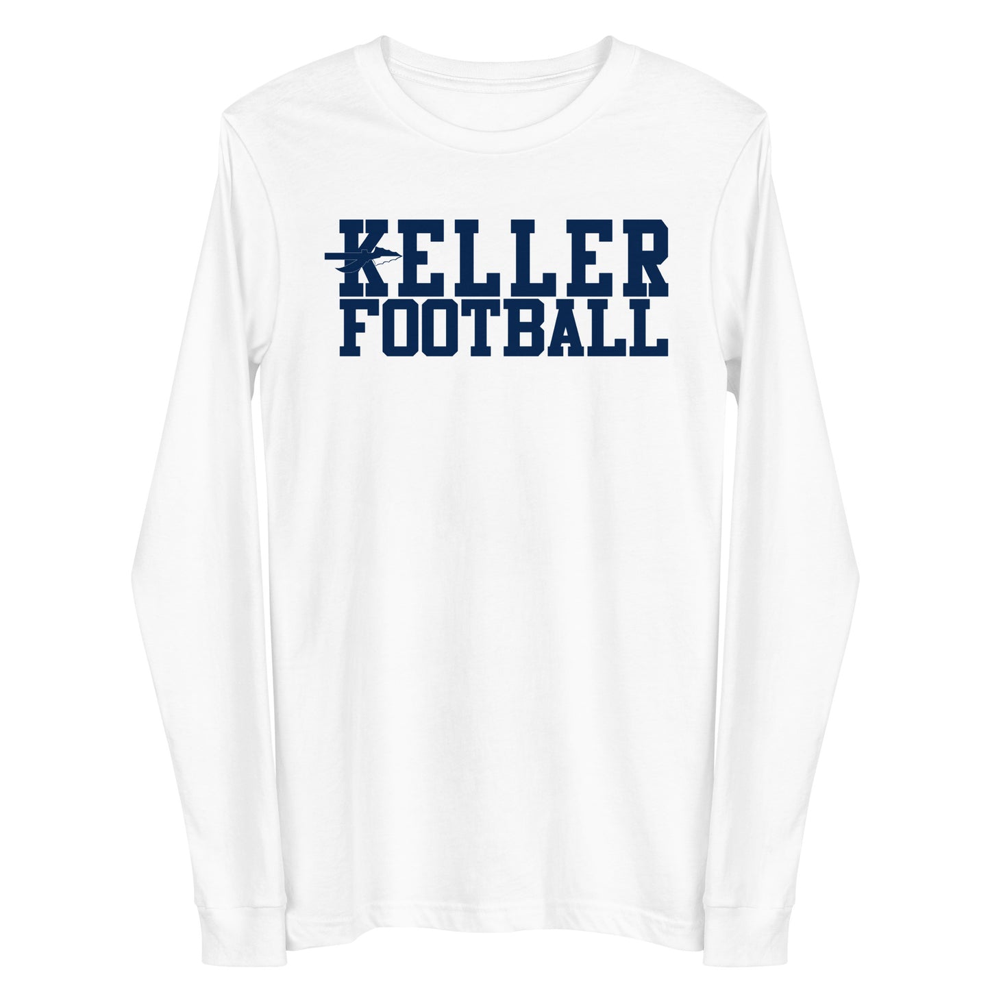 Adult Keller Football Bella + Canvas Long Sleeve