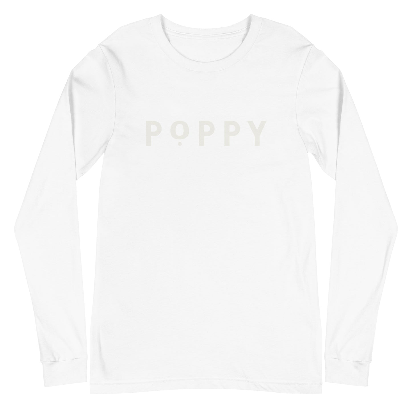 Adult Poppy Flowers Bella + Canvas Long Sleeve