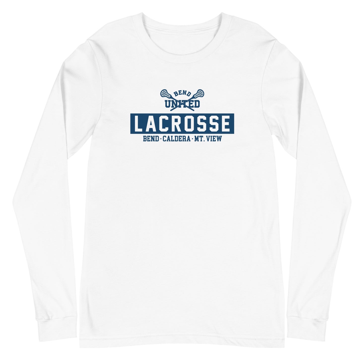 Adult Bend United Lacrosse Bella + Canvas Long Sleeve Tee