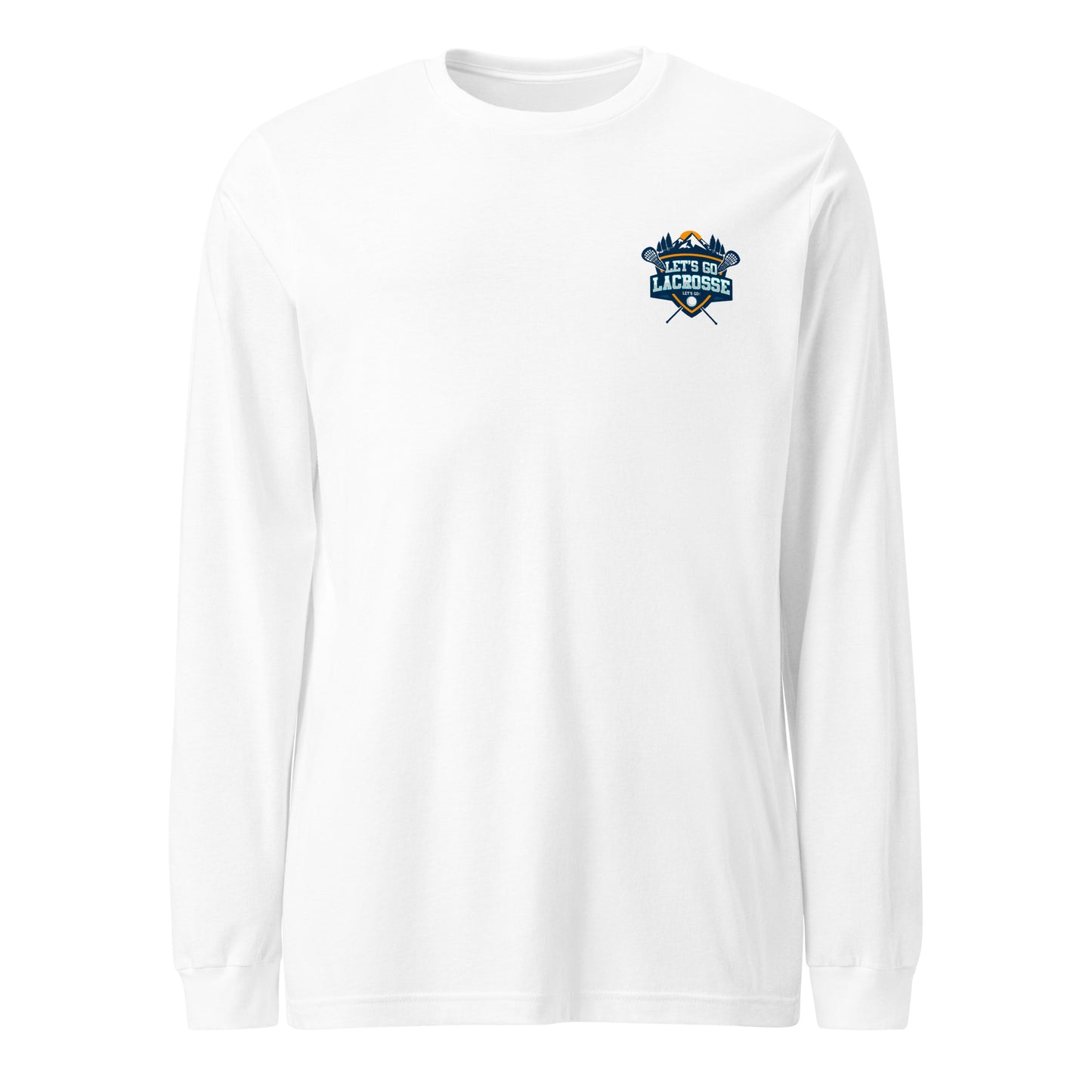 Adult Let's Go Lacrosse Bella + Canvas Long Sleeve Tee