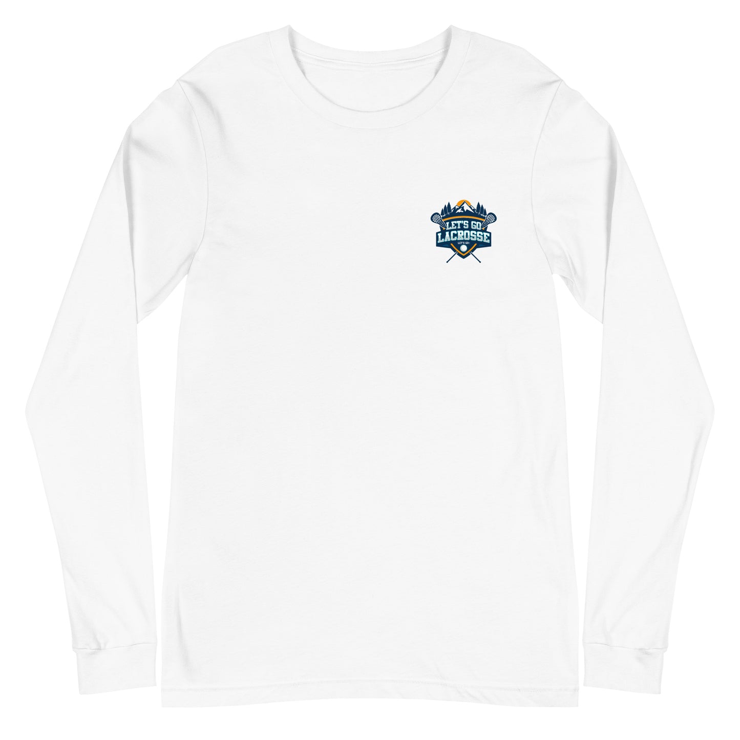 Adult Let's Go Lacrosse Bella + Canvas Long Sleeve Tee