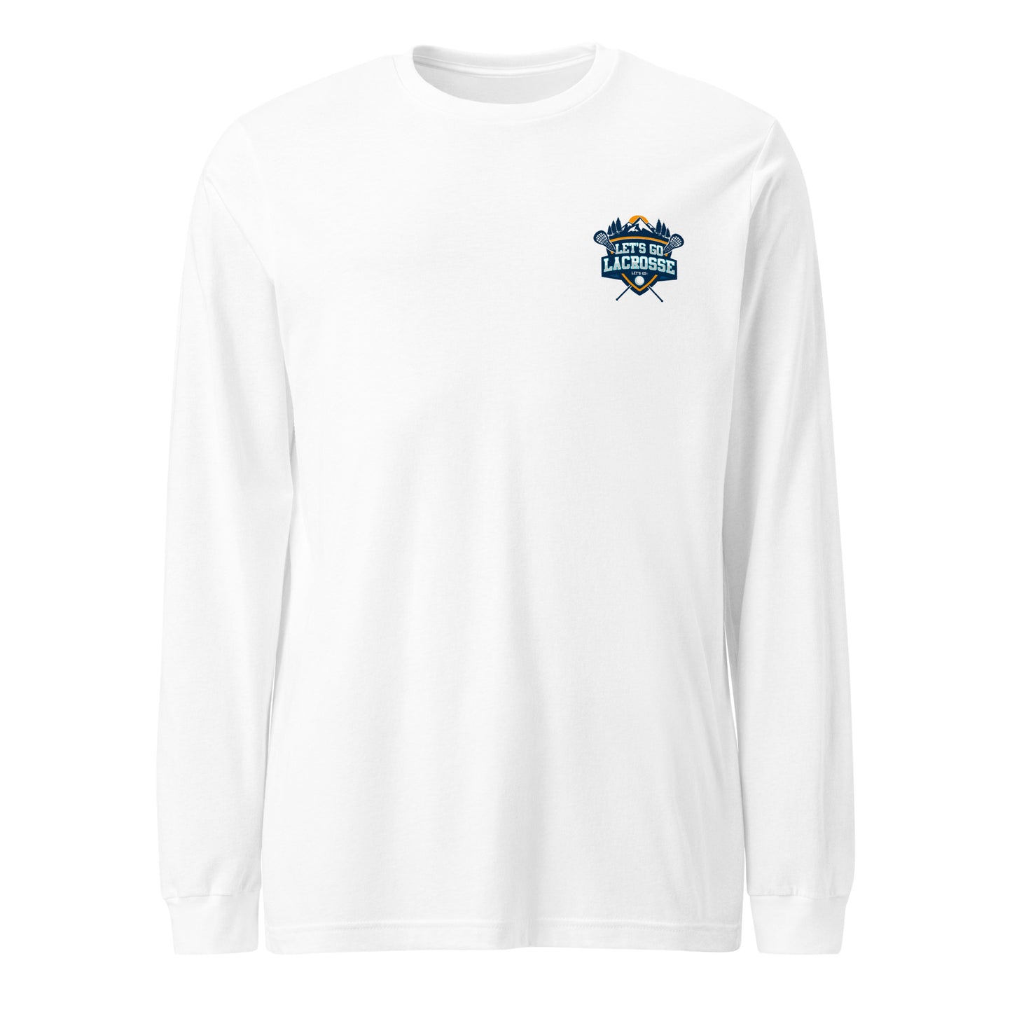 Adult Let's Go Lacrosse Bella + Canvas Long Sleeve Tee