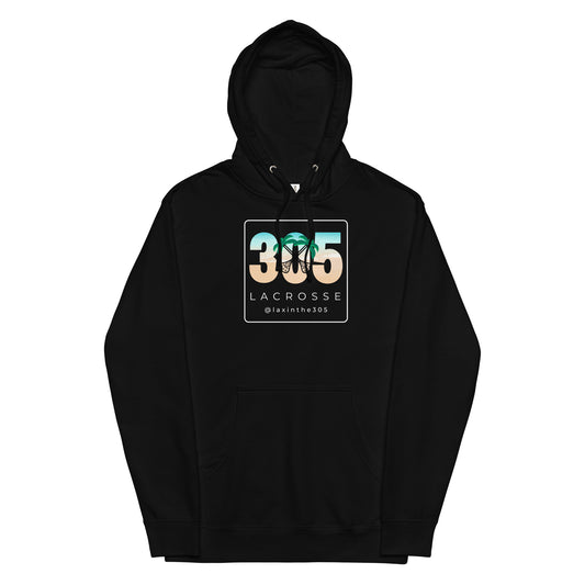 Adult Lax in the 305 Independent Trading Co Midweight Hoodie