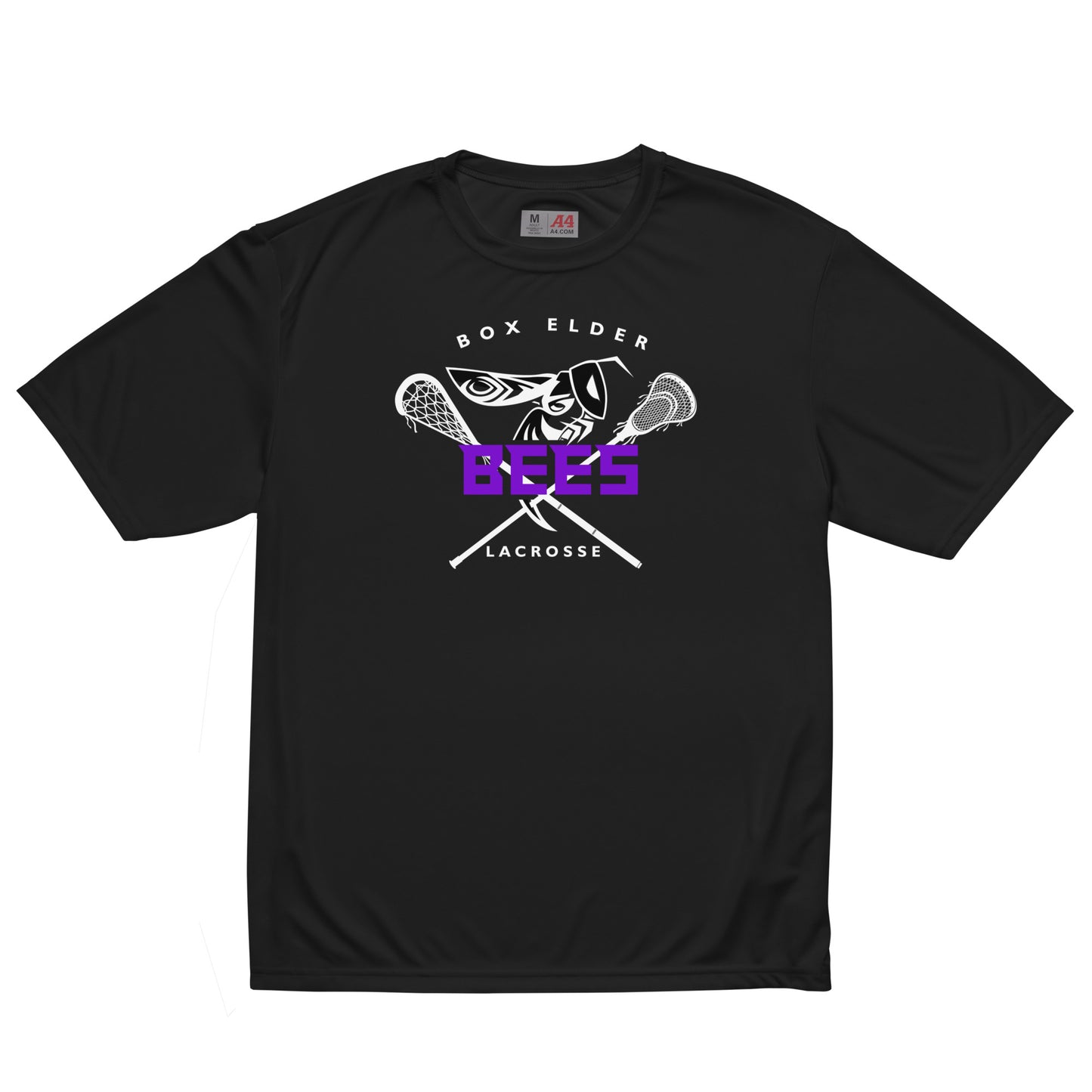 Adult Box Elder Lacrosse A4 Performance T-Shirt